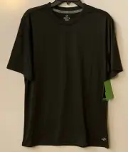 Nordictrack mens crew neck tee polyester color black onyx