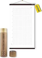 Weeks of my Life Calendar - Life in Weeks Canvas Calendar 100-Years Memento Mori Calendar 29" x 15.5'' Made from Canvas Print Wall Calendar