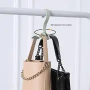 Rotatable Wardrobe Bag Storage Rack Household Nail-free Hook Creative Tie Hook P