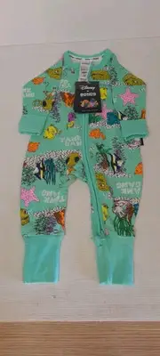 BONDS BABY WONDERSUIT Disney Pixar FINDING NEMO - SIZE 000 0-3 Months BNWT Green