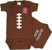 Future Tailgater NC State Wolfpack Baby Football Onesie (3-6 Months)