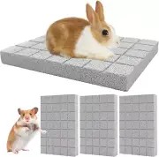 Bunny Grinding Plaid Claw Pad 4 Pack Rabbit Lava Grinding Teeth Stone Hamster Ch