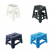 Portable Folding Plastic Step Stool Compact Chair for Outdoor