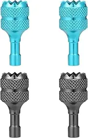 4-Piece Drone Joystick Set, Mini Drone Controller Sticks, Control Stick, Remote Control, Control Stick, Compatible with DJI Mini 3 Pro, DJI RC Smart Controller Accessories (Light Blue and