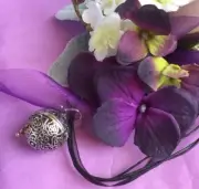 Cage Pendant Aromatherapy Necklace Diffuser roses Use With DoTerra Essent. Oils