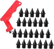 [NAMOARLY] Pyramid Shape Steel Track Spike Replacement Spikes for Running Shoes 50pcs Set