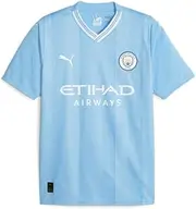 [PUMA] Men's Soccer Manchester City 23/24 Home Jersey - Celebrate The Etihad Stadium Features of The Club's Inaugural Season