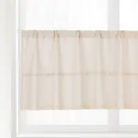 在飛比找momo購物網優惠-【NITORI 宜得利家居】迷你窗簾 MAPLE 100×4