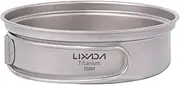 Light Titanium Frypan Outdoor Camping Hiking Backpacking Cooking Frying Pan with Foldable Handles