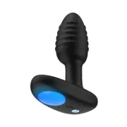 Kiiroo OhMiBod Lumen Black - Interactive Vibrating Butt Plug