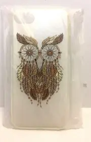 For iPhone 7 (4.7") Shockproof Bumper Protector Cover Case Owl Dream Catcher