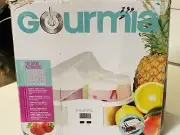 Gourmia 12 Glass Jar Yogurt Maker Healthy Living Greek Low Fat Automatic NIB