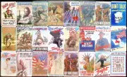 Propaganda World War I WW1 & World War II WW2 United States Trading Cards Lot 75