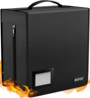 Fireproof CD Bag, 400 Capacity, DVD Case, Storage Box, CD Holder, Protective Bag