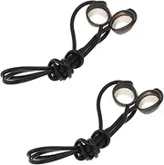 jojofuny 2Pcs Earphone Lost Cord Silicone Neck Leash String for Wireless Earbuds Lightweight and Portable Earphone Neck Rope Comfortable and Flexible Design