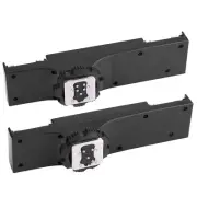 Dual Hot Shoe Flash Light Speedlite Bracket Splitter for DSLR Camera Camcorder
