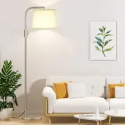 Fully Dimmable Floor Lamp - Floor Lamps 9W K:Sand Gold and Light Linen Beige