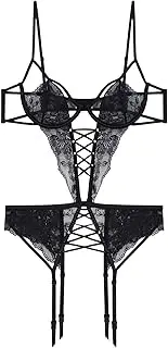 [YAMAMAY] Guepiere Prive' Black Cross for Women
