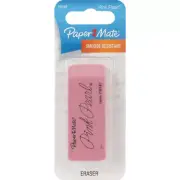 12 Pack Paper Mate Pink Pearl Eraser-Pink 70548