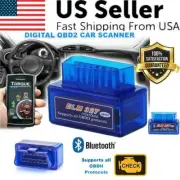 Car & Truck Data Reads EML327 OBD2 Bluetooth Scanner Bluetooth Code Reader