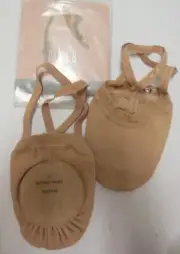 BLOCH S0639L Spin2 half sole Lyrical shoe Ladies szs Flesh Canvas suede