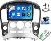 SIXTOP [2+64G] Android Car Stereo for Hyundai Starex/H1 2007-2015 (Manual A/C) with Carplay Android Auto Mirror Link Change Theme 9 inch Touchscreen FM RDS HiFi Bluetooth WiFi GPS+Camera & MIC