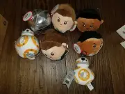 Hallmark BB-8, Finn, Phasma, Rey Star Wars Fluffballs Plush Ornament NWT