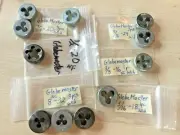 11pcs. Globe Master, Mixed Sizes, Die Round, Adjustable, Threading Die 1” OD HSS
