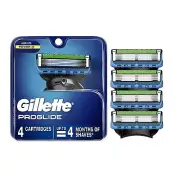 Gillette ProGlide Men's Razor Blade Refills, 4 Count, Shields Against Skin