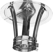 CRILSTYLEO Iron Chimney Cap Chimney Rain Cover Protector Iron Material for Outdoor Use Easy to Install Fits Flue Rainproof Vent Cap for Roofs