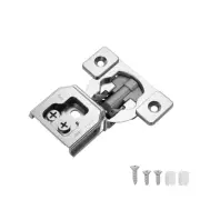 40 Pack 20 Pair 1-1/4 Inch 105° Overlay Soft Close Hinges 35mm Cup Diameter f...