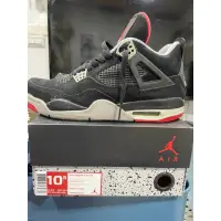 在飛比找蝦皮購物優惠-Air Jordan 4 Bred 黑紅