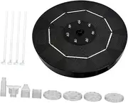 BAZEITFLOW 1set Floating Pump Colorful Led Lights for Garden Birdbath Pool and Decoration Solar Powered Water Feature for Outdoor Spaces