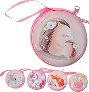 [NOLITOY] 5pcs Cartoon Animal Pattern Coin Purse Rounded Change Containers for and Reusable Coin for Festivals and Parties