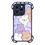 iPhone 16 Pro Ultra Bounce Case MagSafe Compatible Bunnies! by Milkkoyo