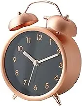 x3anggyt5 Alarm Clock for Bedroom Mechanical Super Loud Little Alarm Clock Creative Personality Student Bedroom Bedside Mute Fashion Clock Modern Simple Clocks Desk Clock(White)