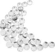 WEKAMOS 50Pcs Professional Aluminum Candle Cup Case for DIY Tea Light Making Safe Odorless Multi Functional Design for Home Decor Giving for Organizing