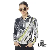 在飛比找PChome24h購物優惠-【Lynx Golf】女款歐洲進口布料柔軟舒適黃黑色系動物紋
