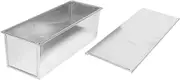 Box Metal Toast Box with Lid Non Stick Bread Mold Aluminium Alloy Loaf Pan for Baking Cakes and Toast and Practical Kitchen Tool for Home Bakers