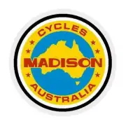 Madison - Head tube decal - AUSTRALIA yellow - old school bmx