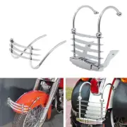 Front & Rear Bumper Cheese Grater Grills Fit For Harley Heritage Springer 97-03
