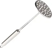 Vaguelly Stainless Steel Round Potato Ricer Food Pressing Tool for Vegetables and Fruits Kitchen Gadget for Purees and Mashes for Daily Cooking and Meal Prep