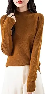 [Generic] Women's Sweater Turtleneck Pullover Wool Tops Women Top Long Sleeve Knitted Sweaters for Female Clothing