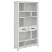 ROSI HAMPTONS SOLID MOUNTAIN ASH BOOKCASE BOOKSHELF DISPLAY CABINET WHITE