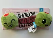Bark Box Shaken Not Furred Olives Re-Play Pack Small Dog Toys Martini NWT