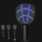 USB Mosquito Swatter Trap UV Light Insect Racket Fly Bug Zapper Summer