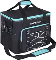 INSMEER Cooler Bag 60Cans,40L Large Cooler Bags Insulated,Soft Cooler Bag Leakproof/Collapsible/Portable Cooler Backpack,with Bottle Opener&Removable Shoulder Strap,Suitable for Beach Camping Picnics