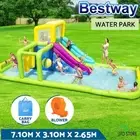 Bestway Inflatable Water Pack Pool Slide Castle Playground H2OGO Splash Course