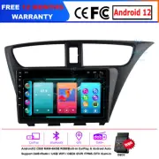 Android 12 CarPlay Wifi Radio Car Stereo GPS Head Unit For Honda Civic 2012-2017