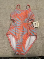 Salt Life - Girls one piece swimsuit. Jungle Vibes. Brand New. Size 7